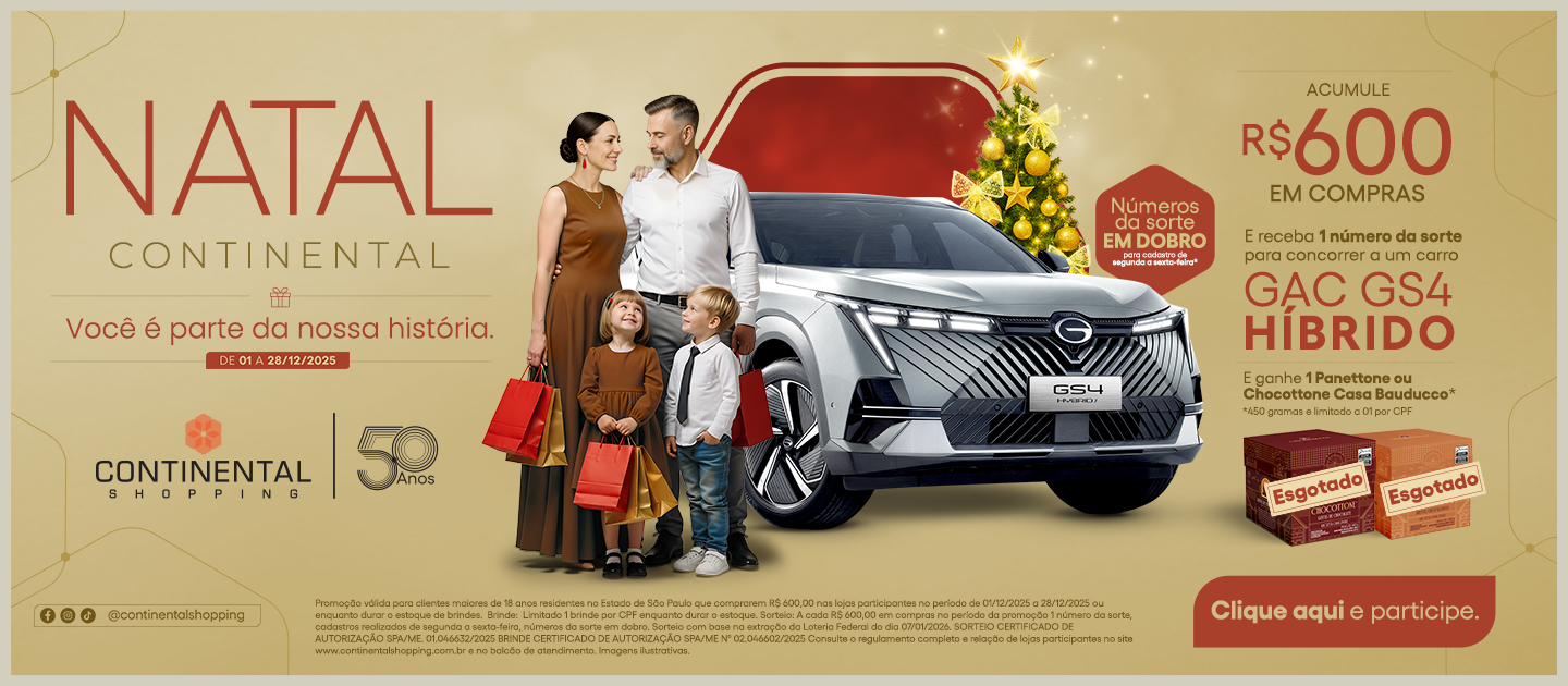 CAMPANHA DE NATAL CONTINENTAL SHOPPING